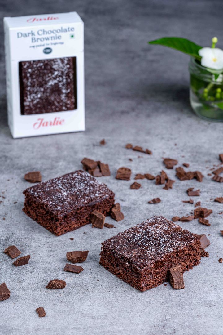 DARK CHOCOLATE BROWNIE MINI 60 GRAMS (EGGLESS)