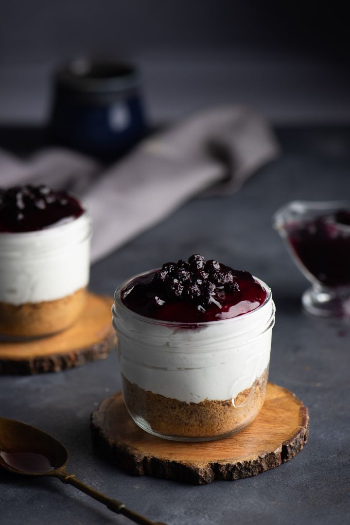 BLUEBERRY CHEESECAKE (EGGLESS) - 100 GRAMS
