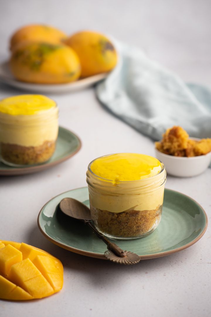 MANGO MOUSSE CAKE (EGGLESS) - 100 GRAMS